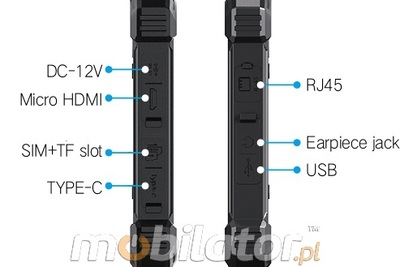 Mobipad 08DS-RTYF (i7) v.2 - Rugged Tablet 8 cali z Intel i7, 16/256GB, IP67, 4G, GPS, NFC - idealny dla geodetów i techników
