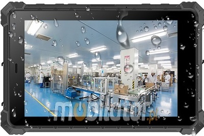 Mobipad 08DS-RTYF (i7) v.3 - IP67 industrial tablet with Intel i7, 16/256GB, 12MP camera, 4G, 2D scanner, GPS - reliable equipment for working in extreme conditions