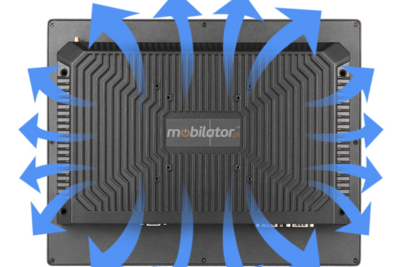 BiBox 104-I58 v.2 _ Rugged Panel PC 10.4 inch with 350 nits screen, Intel i5, 8GB RAM, 128GB SSD, Windows 11 Pro _ For Industrial and Logistics Applications