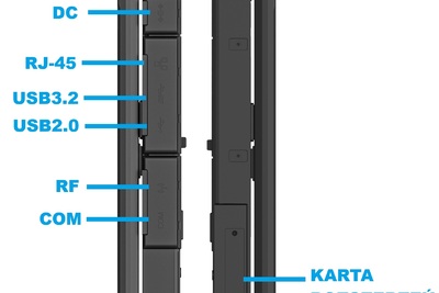  EMDOOR X14A (i5) v.6 - Wytrzymały laptop przemysłowy z podwójną baterią, ekranem 14cali, Windows 11 IoT, 32GB RAM, IP65, SSD 1TB - do pracy w terenie