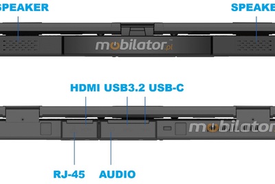 Emdoor X15A v.11 - Rugged laptop for industry and logistics - Intel Core i5 12th gen, 5G, Windows 11PRO, 16GB RAM, 1TB hard drive, 1000 nits screen, IP65, fingerprint reader