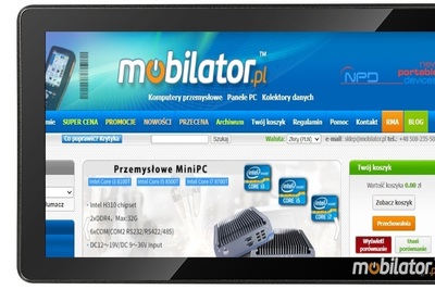 BiBox 238-I58 wodoodporny wzmocniony przemysłowy operatorski Panel PC