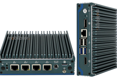 IBOX 4211N v.1 - Wielofunkcyjny komputer przemysłowy z wydajnym procesorem Intel Celeron N100, 8GB RAM oraz 4x RJ-45 LAN 