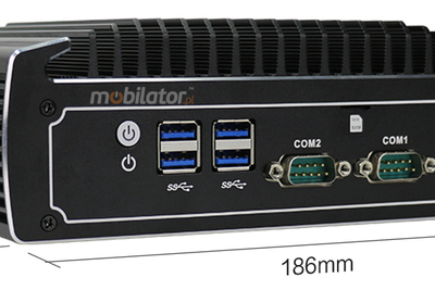 IBOX 2203N Mini PC do użytku w przemyśle z dyskiem SSD M.2