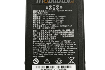 Chainway C63-Cold - Dodatkowa bateria 5600mAh/3.6V