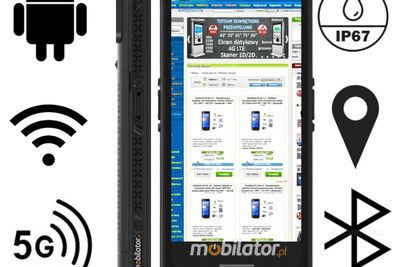 Drop-resistant 6.2" data collector for wholesalers