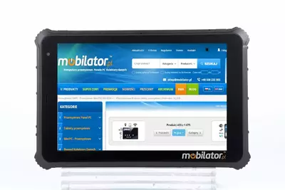MobiPAD MR-1003A v.1 - Wzmocnione tablety do zastosowania w przemyśle z ekranem 10-calowym, 450 nitów, normą IP67, 1x RJ45, WiFi, BT