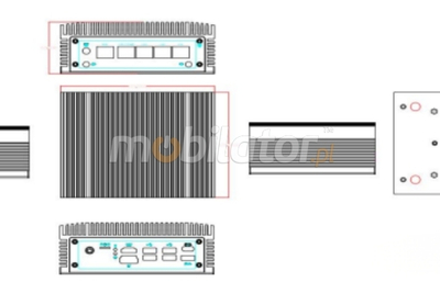 MobiPad nBOX MC8F-PoE odporny na wibracje