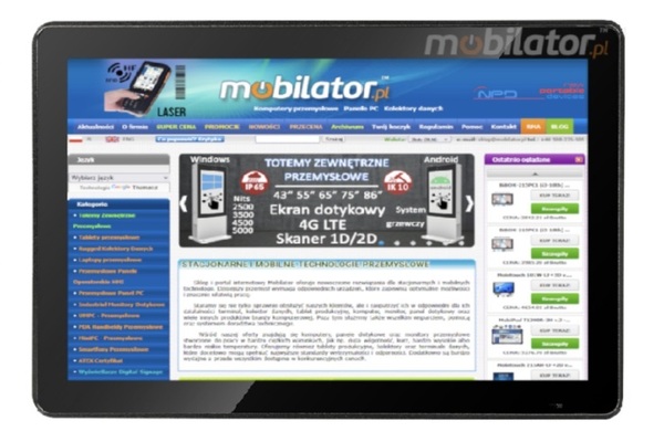 Odporny panel komputerowy BiBox 17-I58, idealne rozwiązanie dla systemów sterowania w automatyce i liniach produkcyjnych