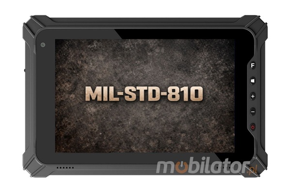 Industrial tablet compliant with the MIL-STD-810G standard