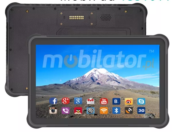 A modern, waterproof and dustproof industrial tablet MobiPad TSS1011 designed for usage in extreme conditions.