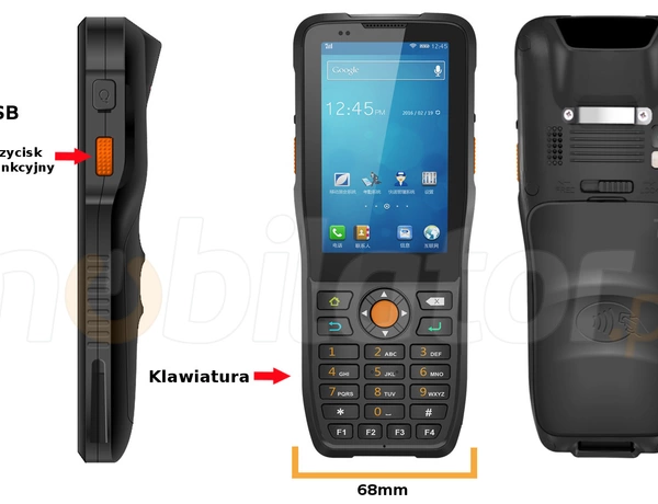 We offer a number of additional accessories and modules for the reinforced industrial data collector MP-HTK38n to further enhance its functionality and work comfort.