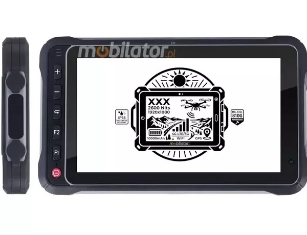 MobiPad 7720X 4G Rugged Tablet: Special-purpose equipment in the hands of a drone pilot