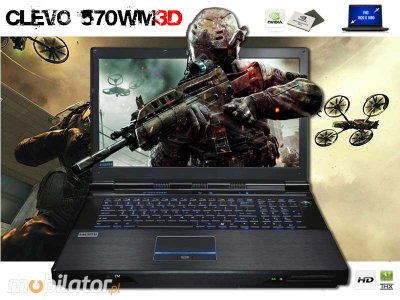 Laptop - Clevo P570WM3 (3D) v.1