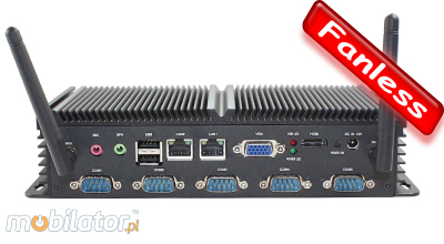 Przemysłowy Fanless MiniPC IBOX-N2800A