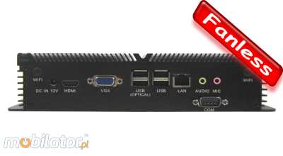 Industrial Fanless MiniPC IBOX-TN1037u