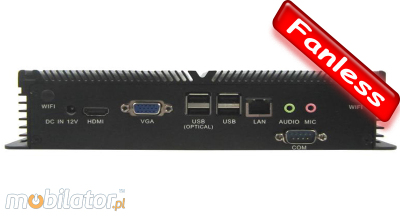 Przemysłowy Fanless MiniPC IBOX-ION2