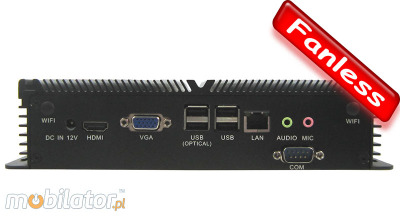 Industrial Fanless MiniPC IBOX-ION3 High