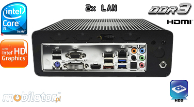 Przemysłowy MiniPC mBOX-3240 2LAN v.1