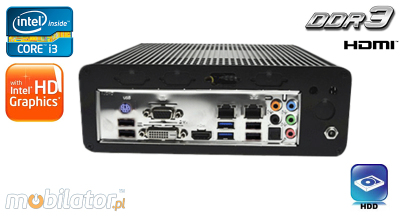 3 sztuki Przemysłowy MiniPC mBOX-4130 2LAN v.1