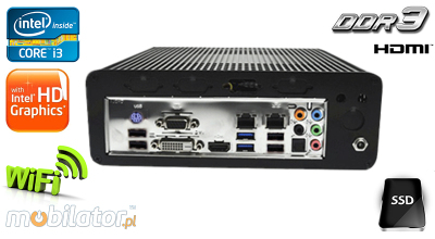 Przemysłowy MiniPC mBOX-4130 2LAN v.3