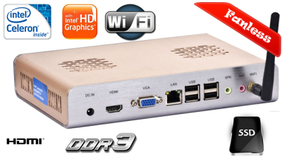 Przemysłowy Fanless MiniPC mBOX-T30 v.3