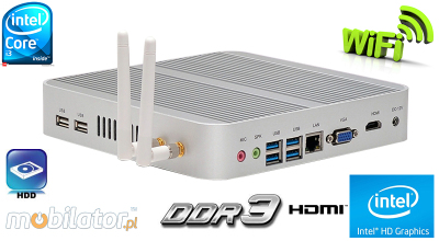 Industrial MiniPC mBOX-3217U v.3