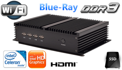 Industrial MiniPC mBOX-I37C4 BlueRay v.2