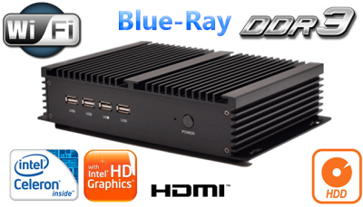 Industrial MiniPC mBOX-I37C4 BlueRay v.3
