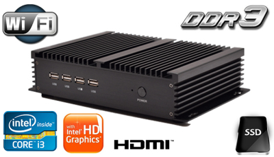 Industrial MiniPC mBOX-T3217UC4 i3 v.2
