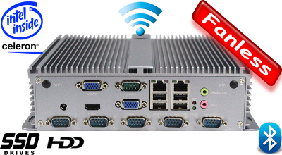 Industrial Fanless MiniPC IBOX-TN1037uB High (WiFi - Bluetooth)