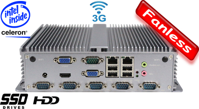 Industrial Fanless MiniPC IBOX-TN1037uB Top (3G)