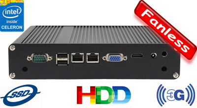 Industrial Fanless MiniPC IBOX-ZPC-H6-X4 Top (3G)