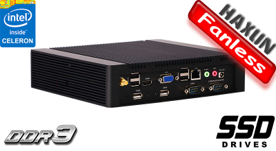 MiniPC Industrial Fanless MBOX-K900-Celeron v.1