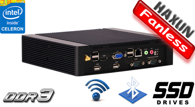 MiniPC Industrial Fanless MBOX-K900-Celeron v.2