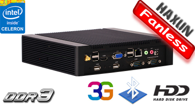 MiniPC Industrial Fanless MBOX-K900-Celeron v.3