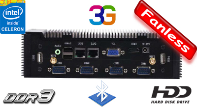 MiniPC Industrial Fanless MBOX-K900-Celeron 2RJ45 v.3