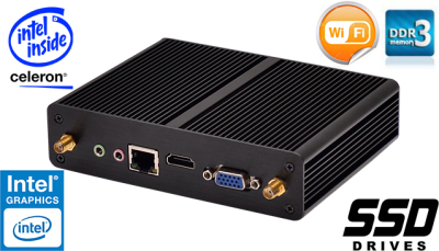 Przemysłowy Fanless MiniPC mBOX Nuc M180 v.3