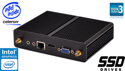 3 sztuki Przemysłowy Fanless MiniPC mBOX Nuc M190 v.1