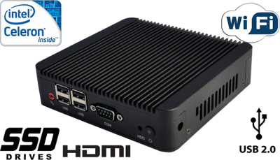 3 sztuki Przemysłowy Fanless MiniPC mBOX Nuc Q100N-01 v.3