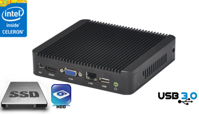 10 sztuk Przemysłowy Fanless MiniPC mBOX Nuc Q190-02 v.1