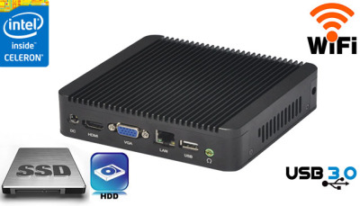 10 sztuk Przemysłowy Fanless MiniPC mBOX Nuc Q190-02 v.3