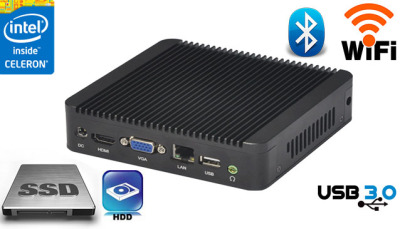 10 sztuk Przemysłowy Fanless MiniPC mBOX Nuc Q190-02 v.4