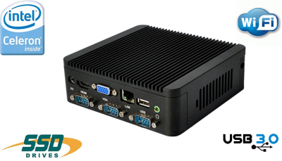 3 sztuki Przemysłowy Fanless MiniPC mBOX Nuc Q180C v.2