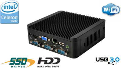 Przemysłowy Fanless MiniPC mBOX Nuc Q180C v.5