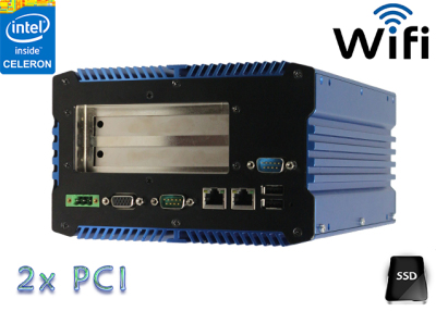 Fanless Industrial Computer MiniPC IBOX- 1037UE (2PCI) v.5