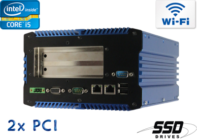 Komputer Przemysłowy Fanless MiniPC IBOX- 3317UE (2PCI) v.1
