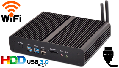 Przemysłowy MiniPC mBOX-T5010U v.3