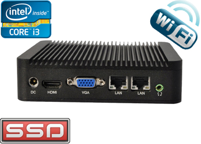 Computer Industrial Fanless MiniPC mBOX Nuc Q210S-01 v.1