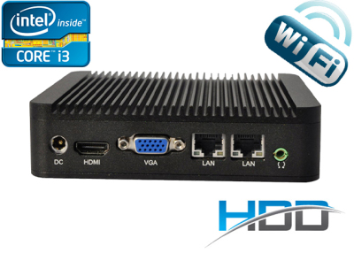 Computer Industrial Fanless MiniPC mBOX Nuc Q210S-01 v.5